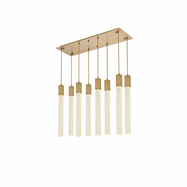 Lighting Business Weston 8 Lights Pendant in Satin Gold LI2956448